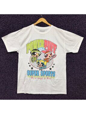 The Power Puff Girls Super Sports Cartoon Network T-Shirt L